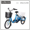 Бренд MOTORLIFE/OEM номер одобренный en15194 батареи 36v 250W электрический взрослых трицикл, электрический велосипед для инвалидов